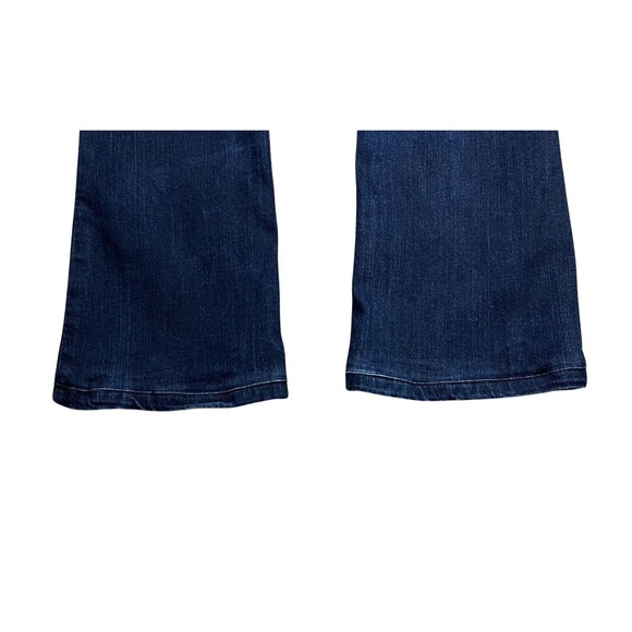 WHBM White House Black Market Skinny Flare Jeans Women's 6R Lowrise Dark Wash - Picture 5 of 13